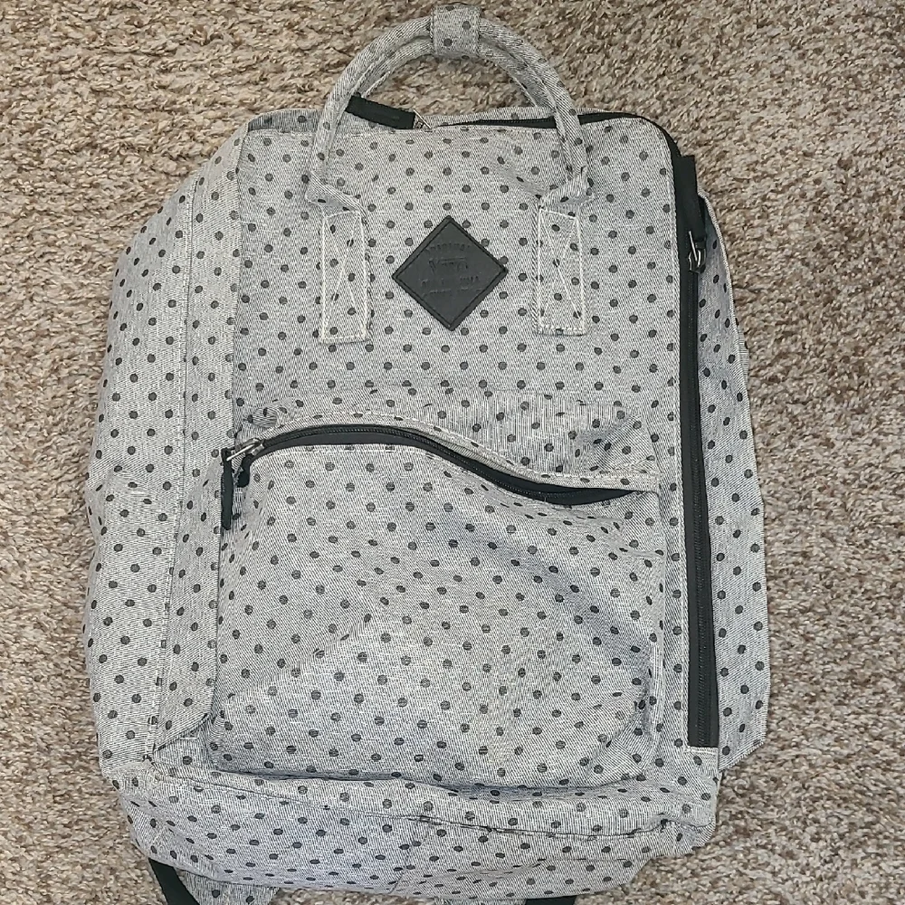 Vans Gray Polka Dot Backpack